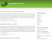 Tablet Screenshot of duurzaam-verder.nl